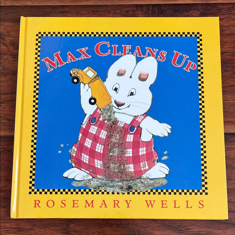 ⭐️⭐️PICK 5 / $20 Max Cleans Up by - Yellow and Red Children's Book